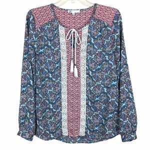 DR2 by DANIEL RAINN ROLL TAB SLEEVE SHIRT SZ S